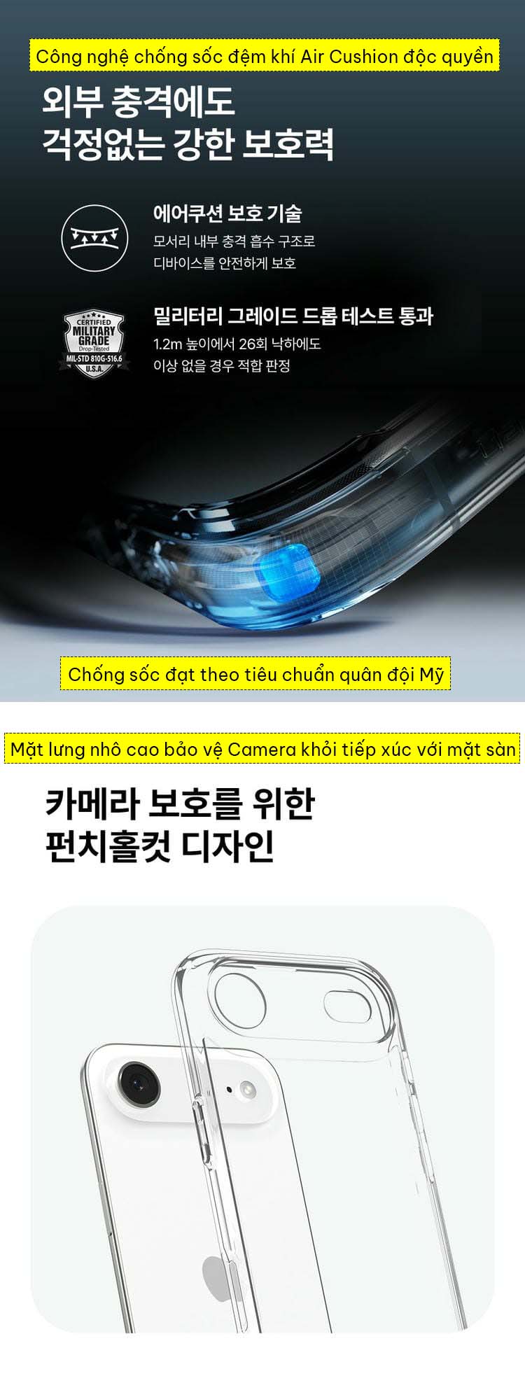Ốp lưng iPhone 17 Air Spigen Ultra Hybrid 4